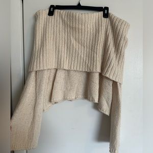Off shoulder sweater